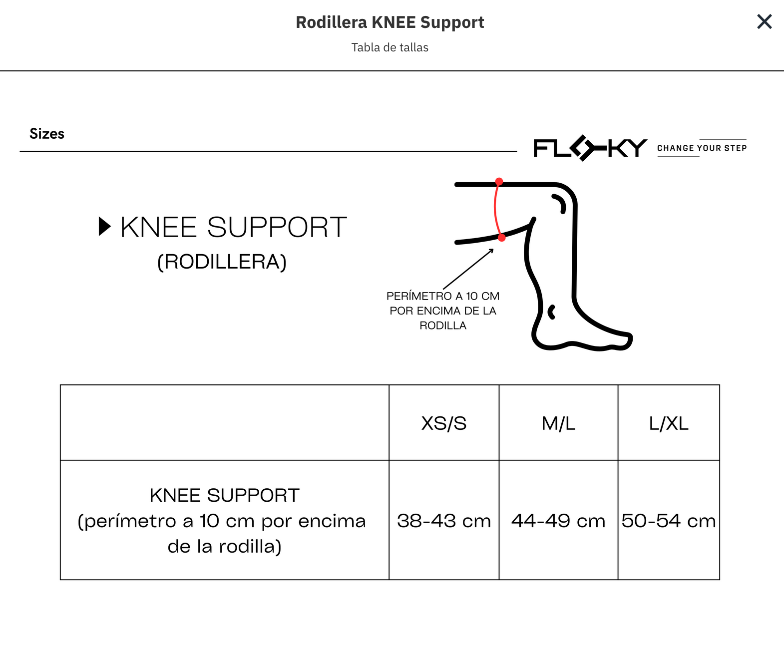 Rodillera KNEE Support